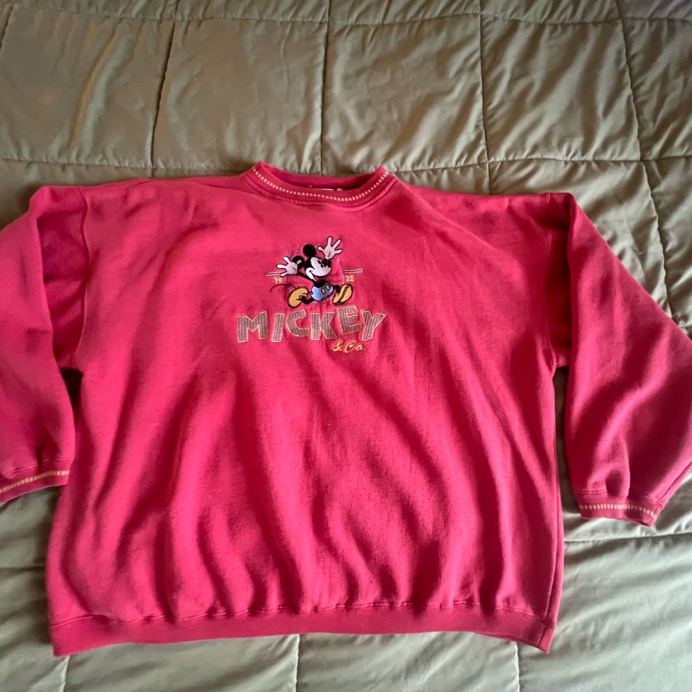 Vintage Red Mickey Sweatshirt